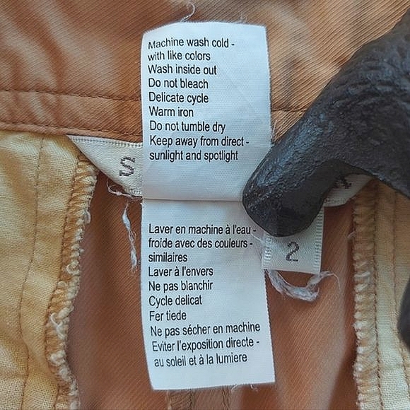 SPANNER light camel mid-rise 9.25" inseam cargo shorts size 2 - Picture 4 of 9